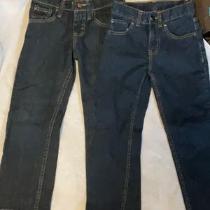 2 pairs boys jeans size 8R